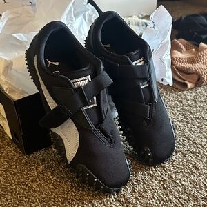 Puma Black and White Women's Mostro OG Sneakers